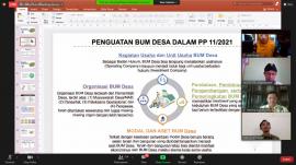 WEBINAR PENGUATAN BUMDES MELALUI ZOOM MEETING